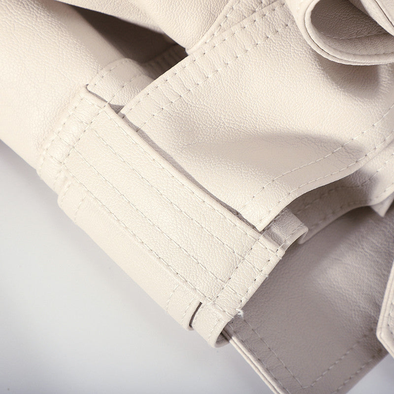 Giubbino ecopelle shortbow