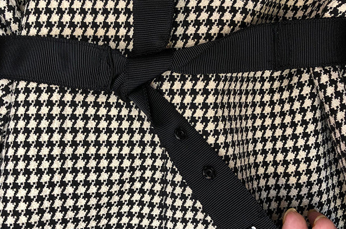 Blazer pied de poule baloon