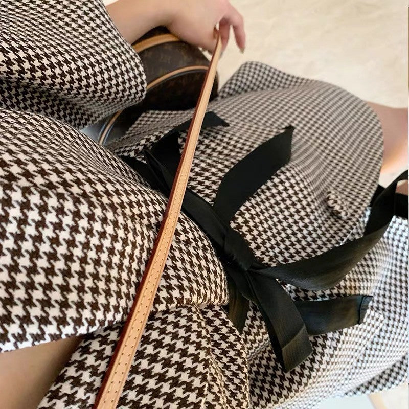 Blazer pied de poule baloon