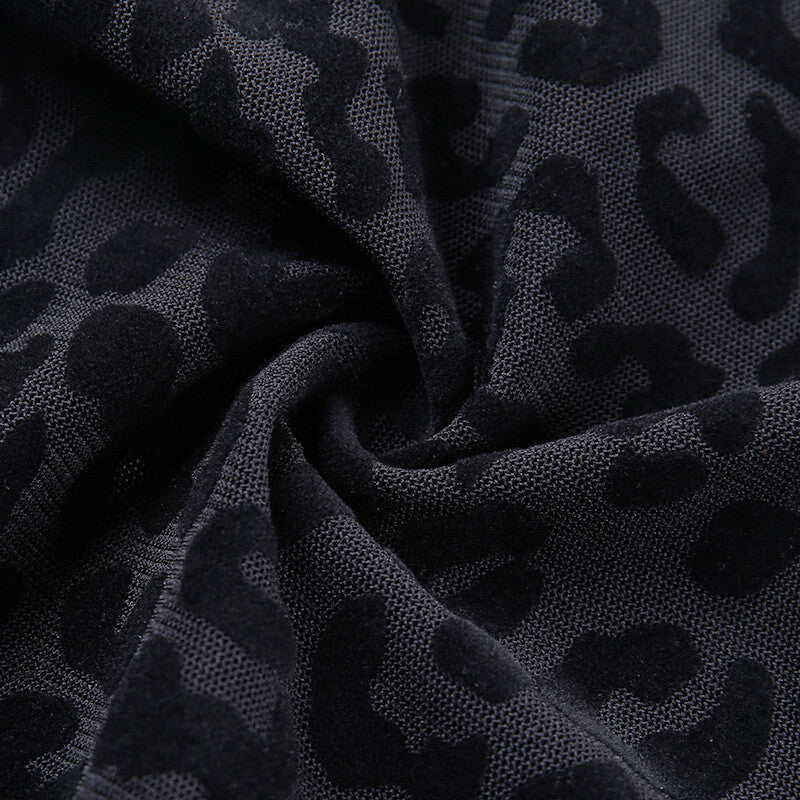 Body black animalier