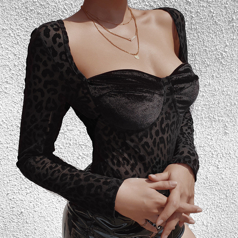 Body black animalier