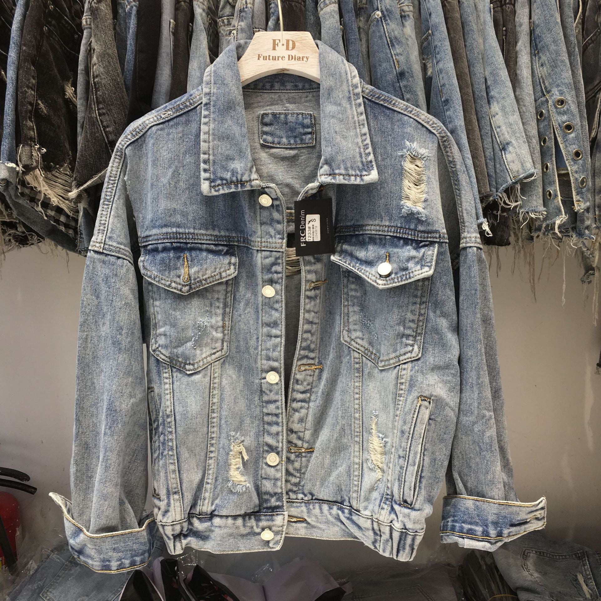 Giubbino Jeans basik vintage