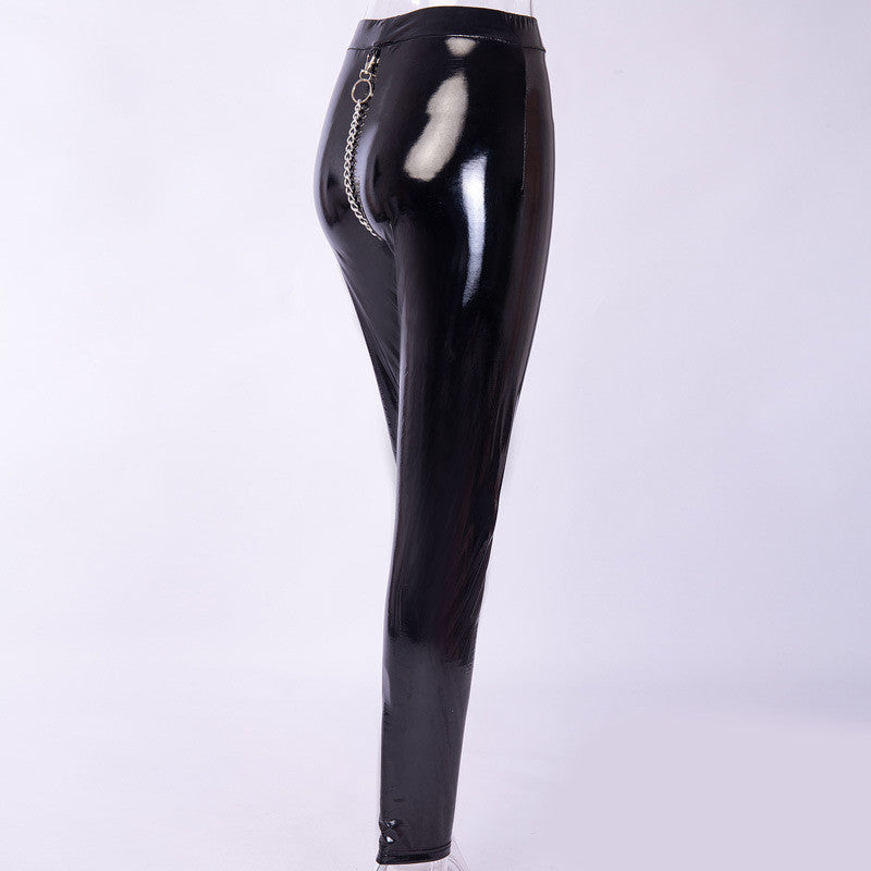 Legging vinile around chain