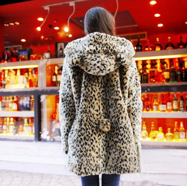 Pellicciotto Bear leopard vista completa — Dream Shop