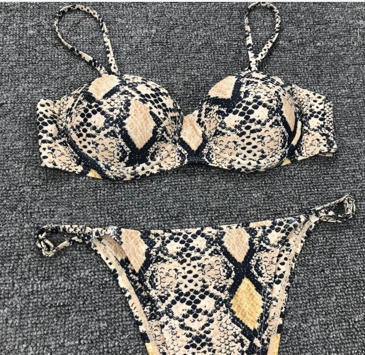 Bikini balconcino pyton