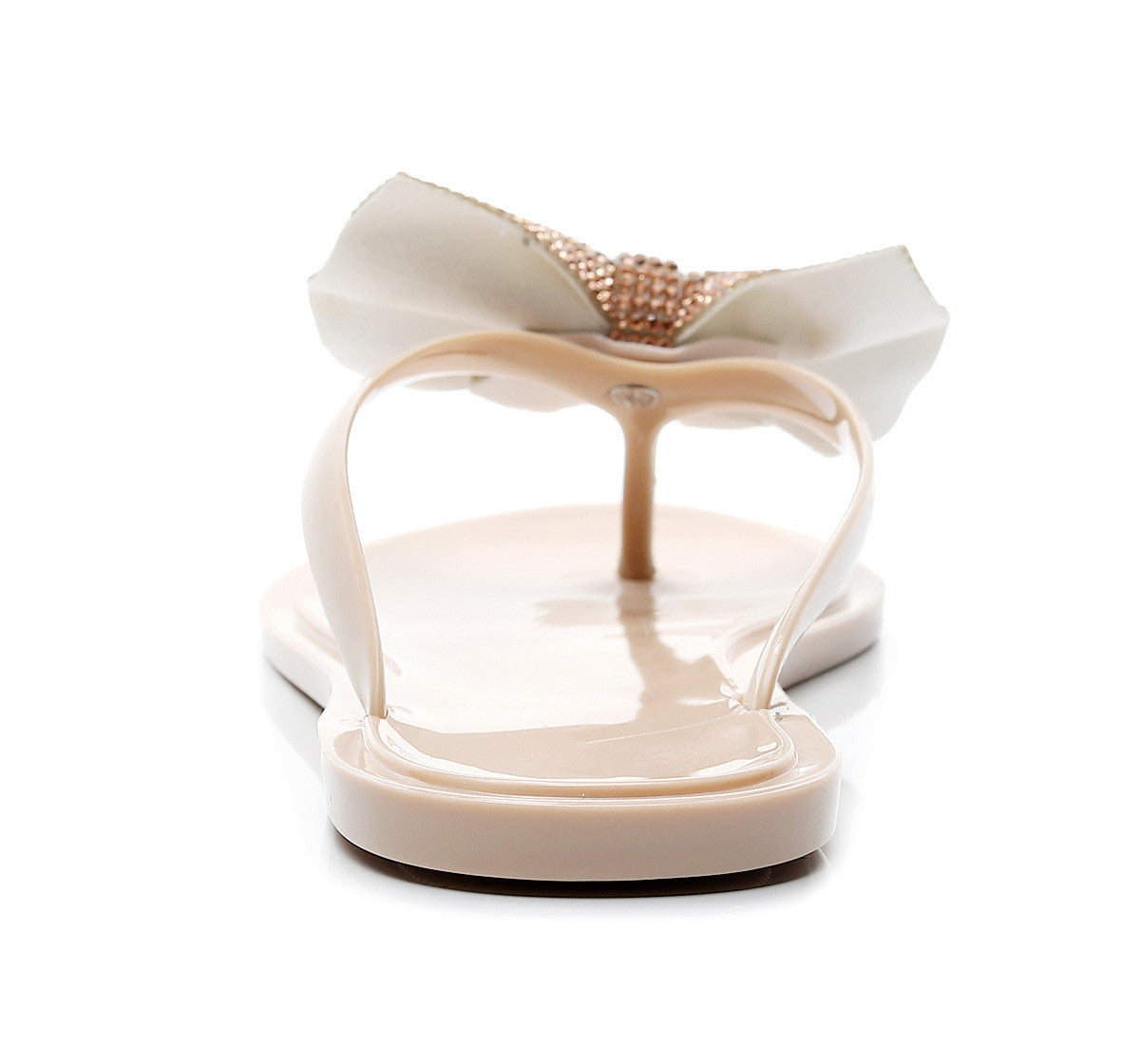 Infradito strass bow