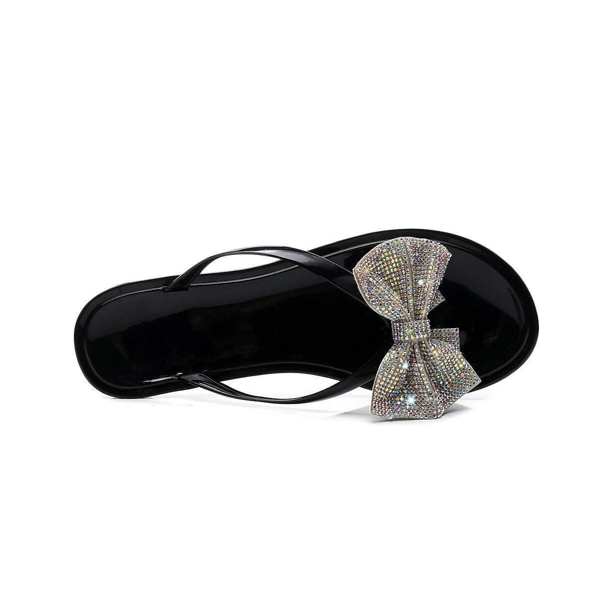 Infradito strass bow