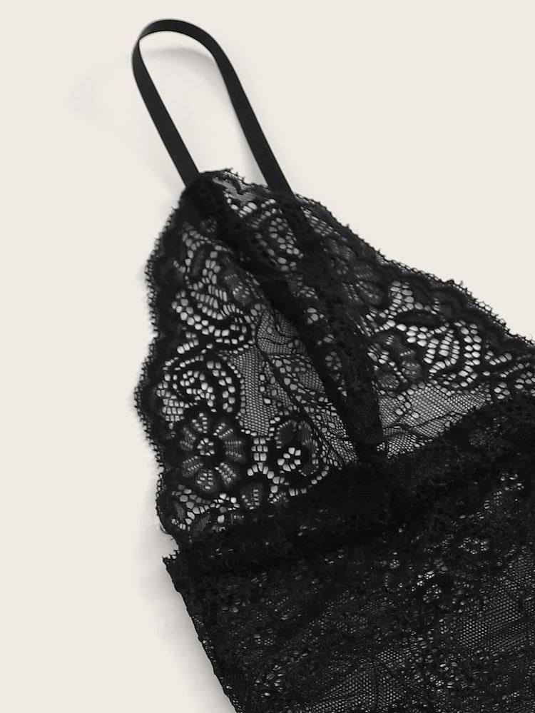 Completino raso-pizzo Rasiha