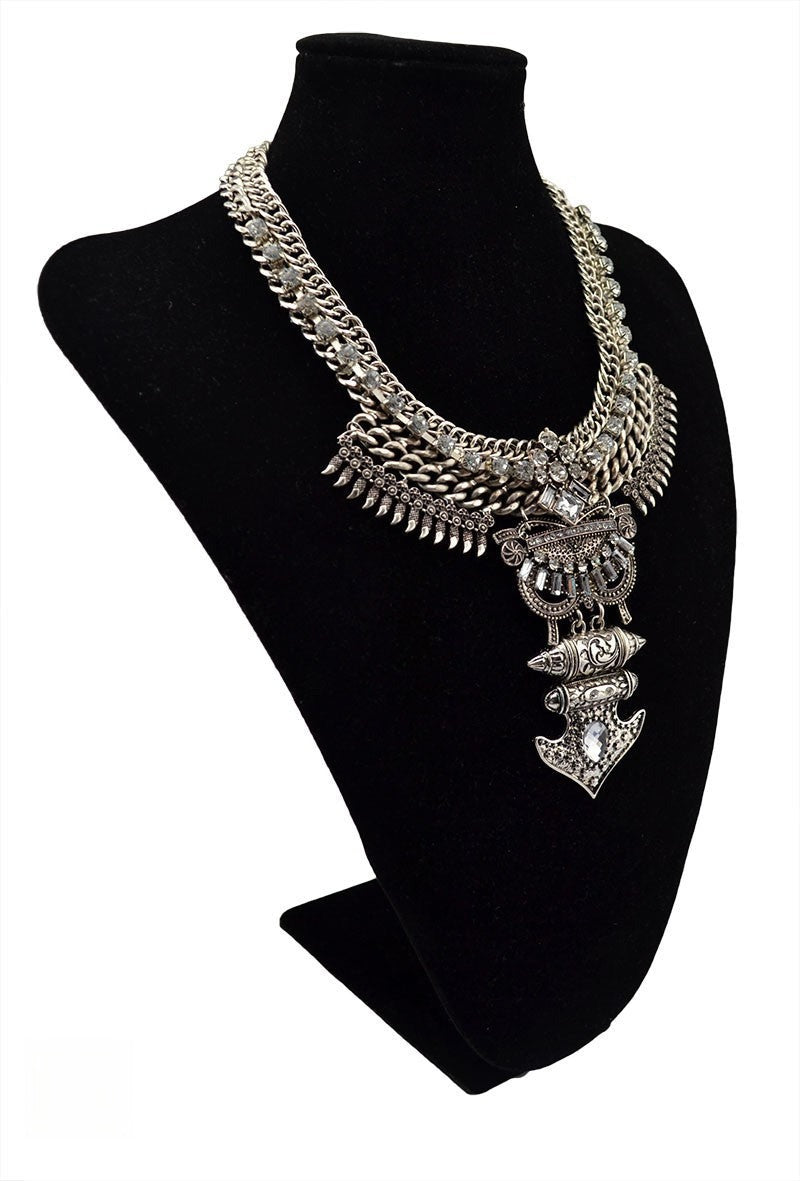 Collana Gipsy Han dettaglio lavorazione etnica — Dream Shop