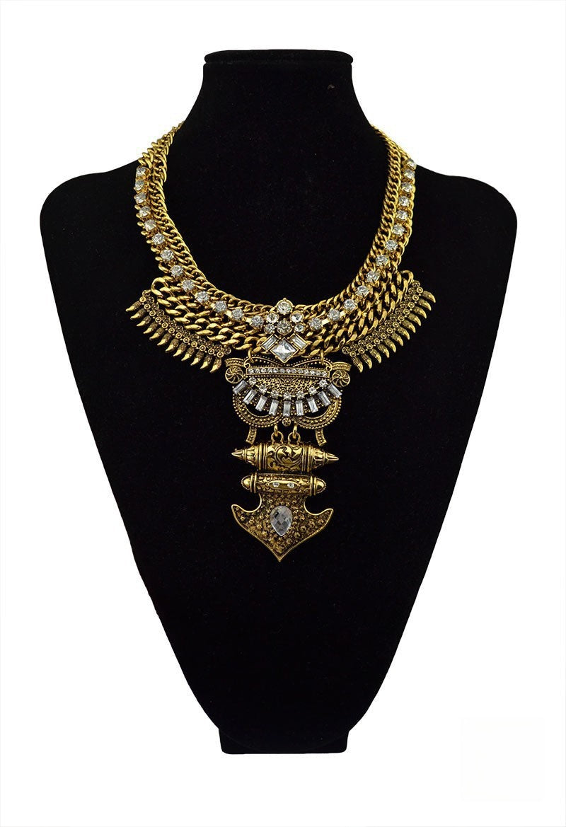 Collana Gipsy Han indossata su modella — Dream Shop
