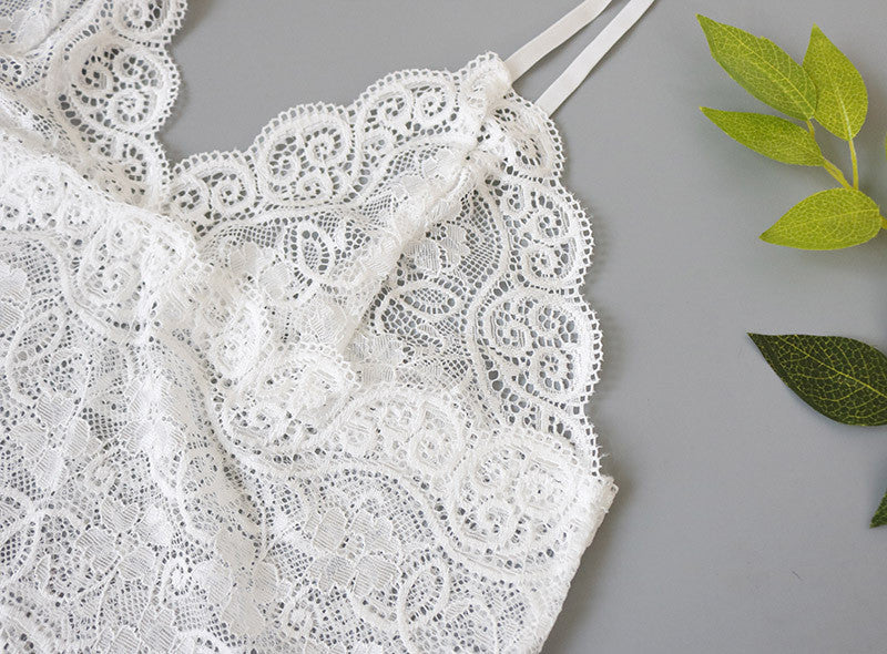 Completino raso-pizzo Rasiha