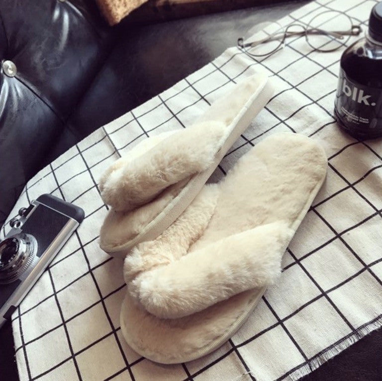 Infradito peluche fluffi