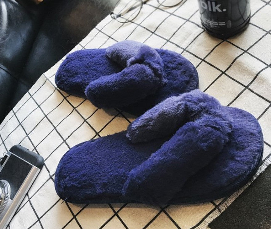 Infradito peluche fluffi