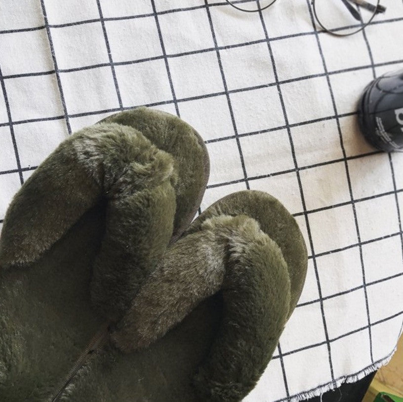 Infradito peluche fluffi