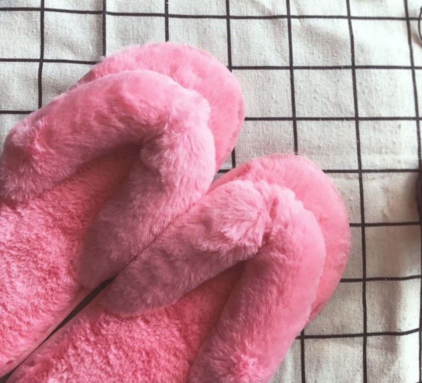 Infradito peluche fluffi