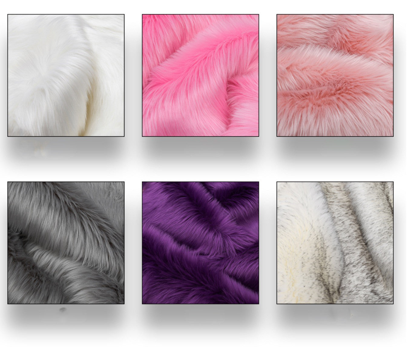 Tappeto fluffy rettangolare