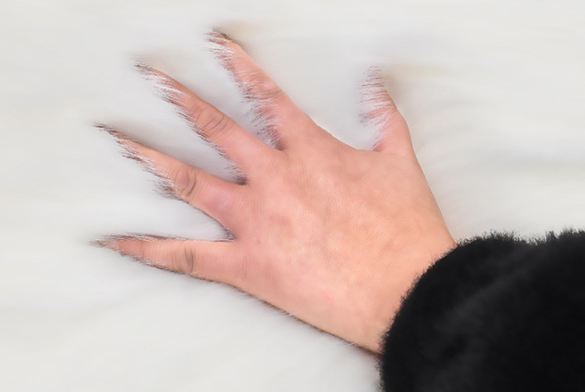 Tappeto fluffy rettangolare