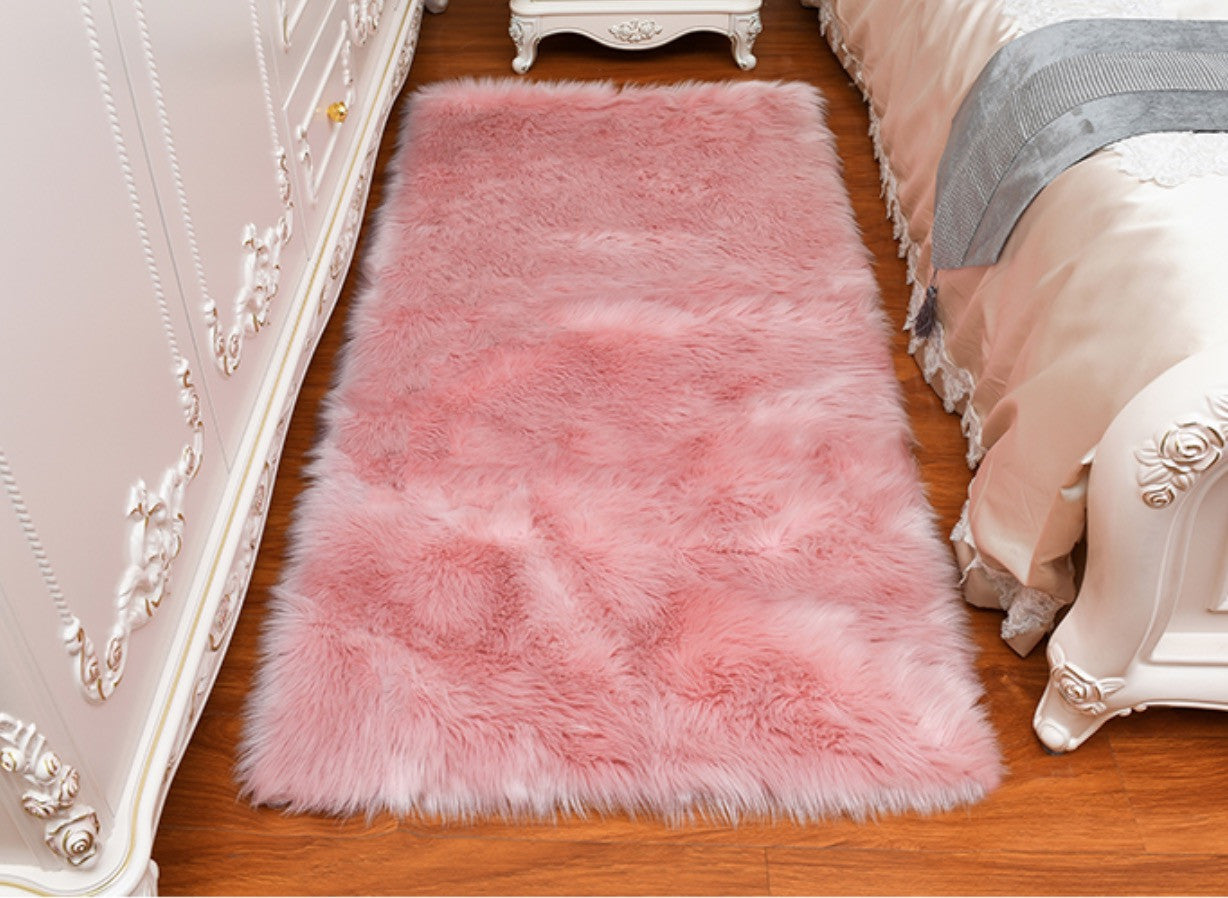 Tappeto fluffy rettangolare