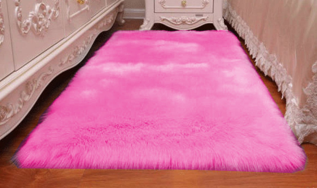 Tappeto fluffy rettangolare