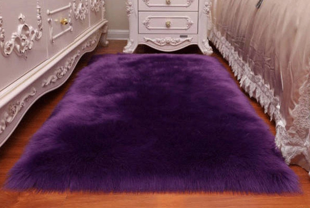 Tappeto fluffy rettangolare