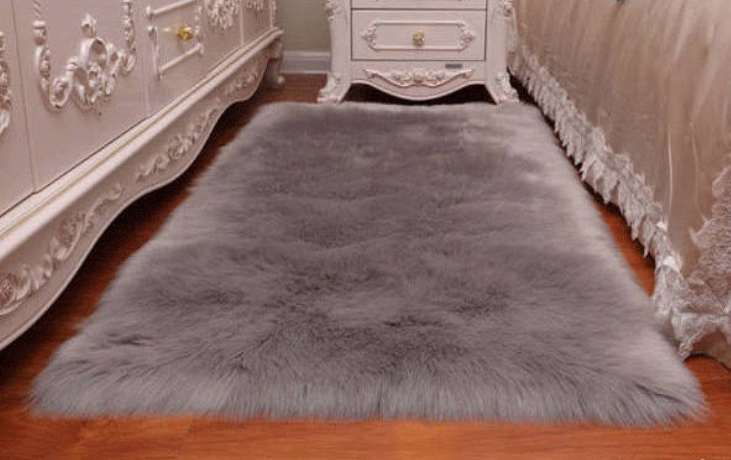 Tappeto fluffy rettangolare