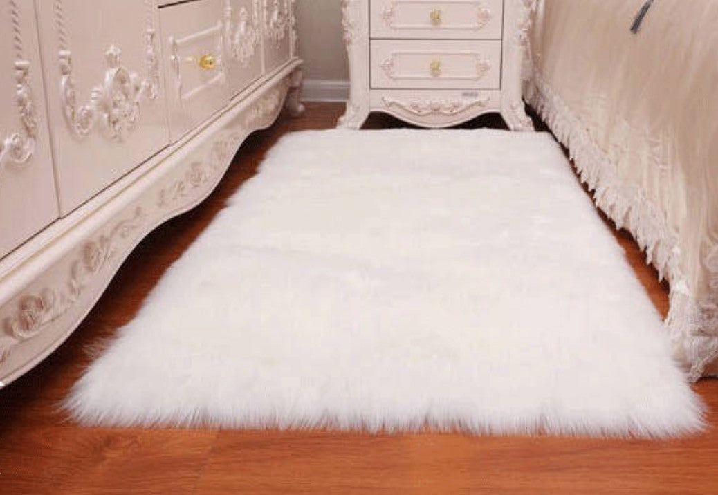 Tappeto fluffy rettangolare