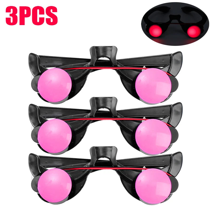 Occhiali LED luminosi Halloween
Occhi horror cosplay da festa
