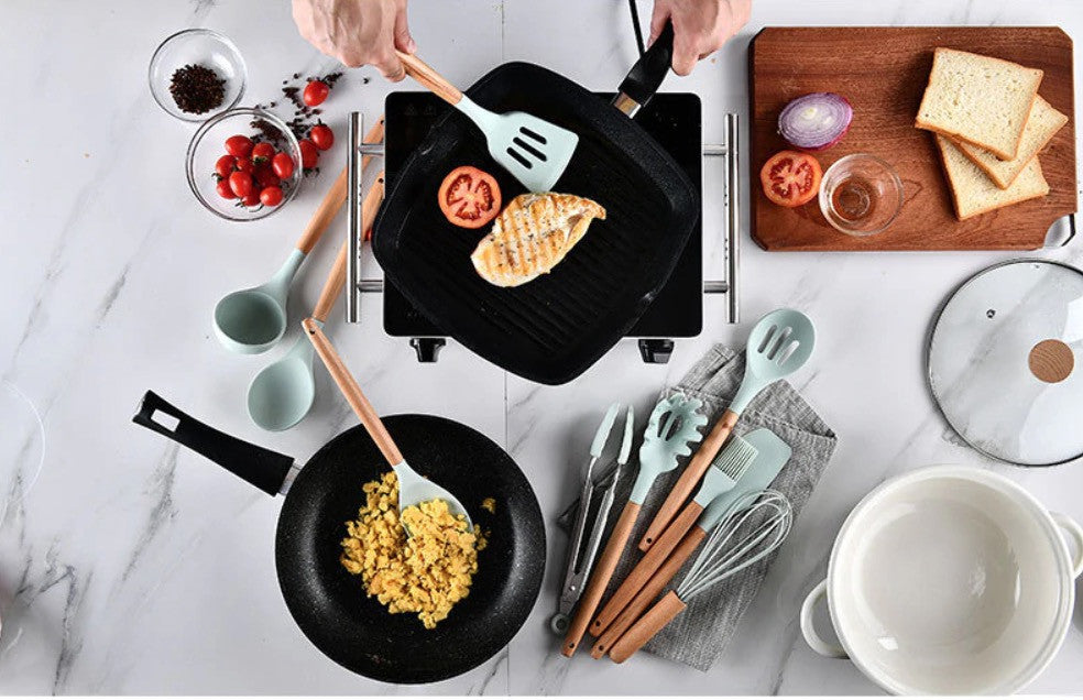 Set attrezzi cucina silicone