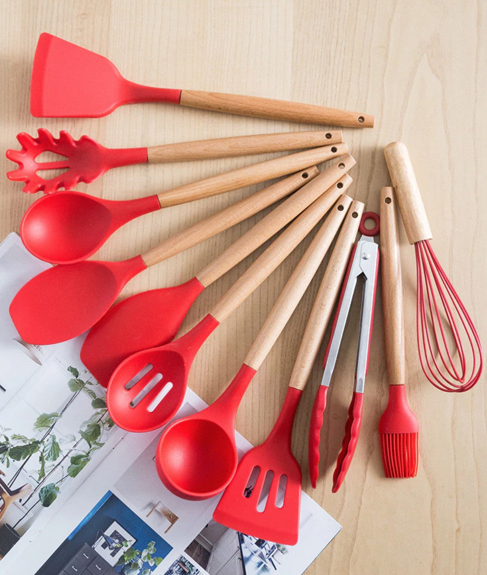 Set attrezzi cucina silicone
