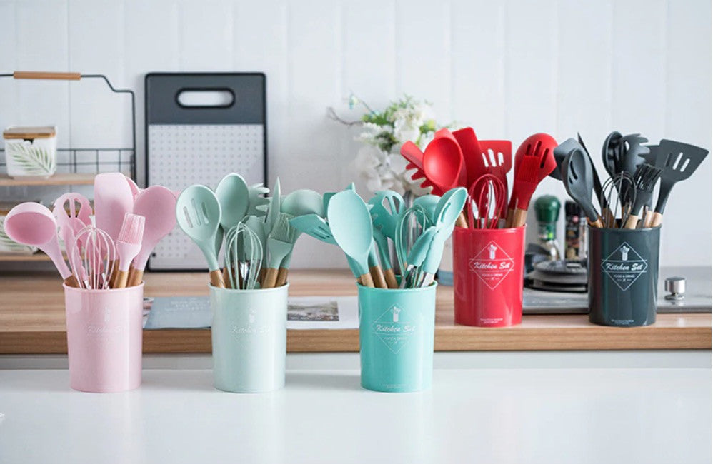 Set attrezzi cucina silicone
