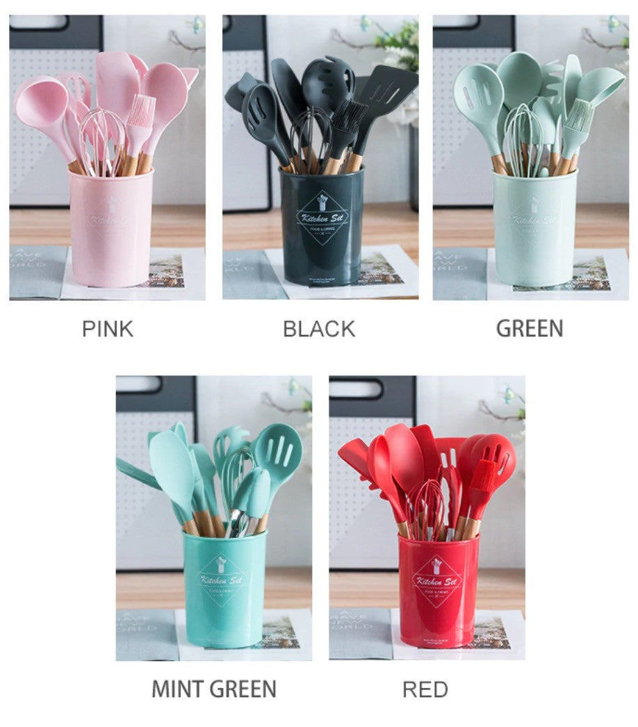 Set attrezzi cucina silicone