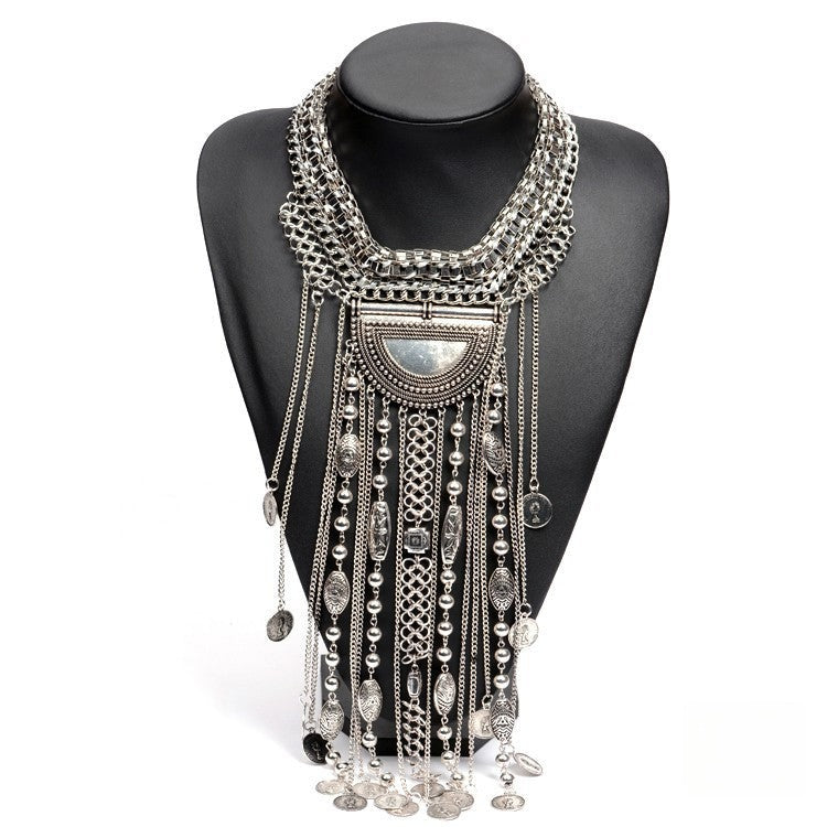 Collana Gipsy Urs - metallo lavorato placcato oro 14K | Dream Shop