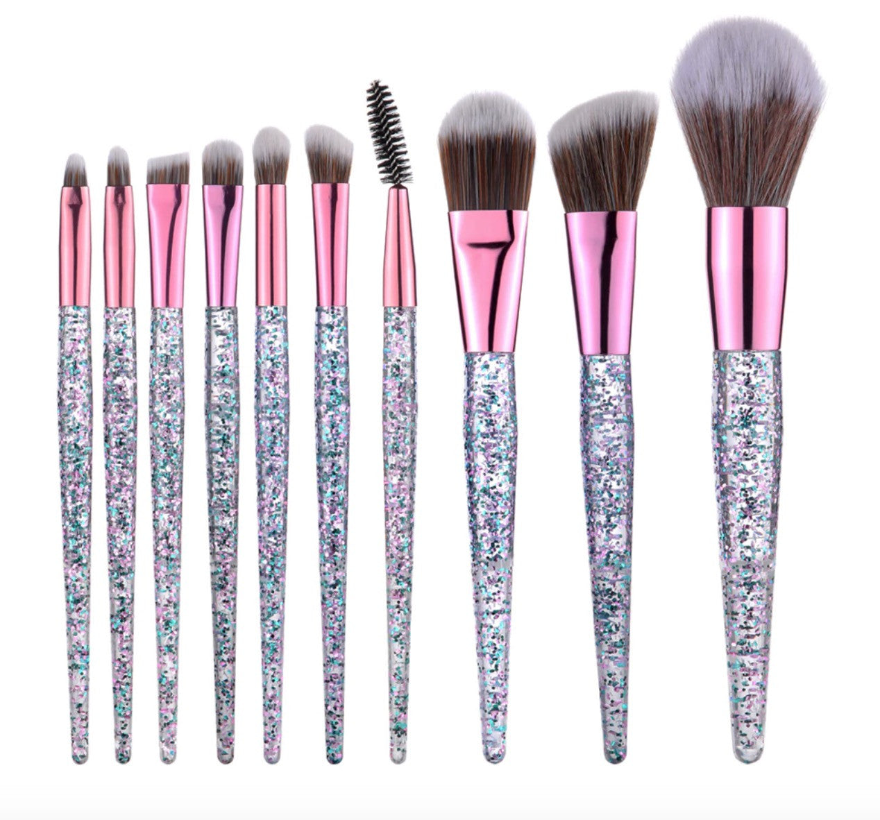 Pennelli trucco glitter