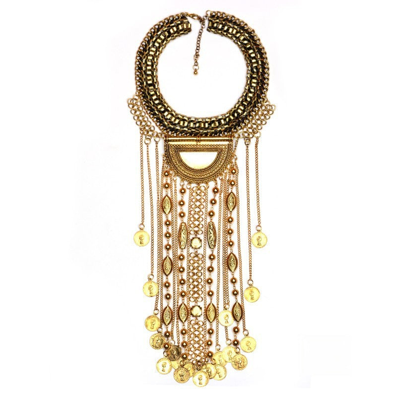 Collana Gipsy Urs - indossata su abito boho | Dream Shop