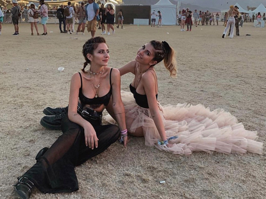 Gonna maxitulle rosa Cochy