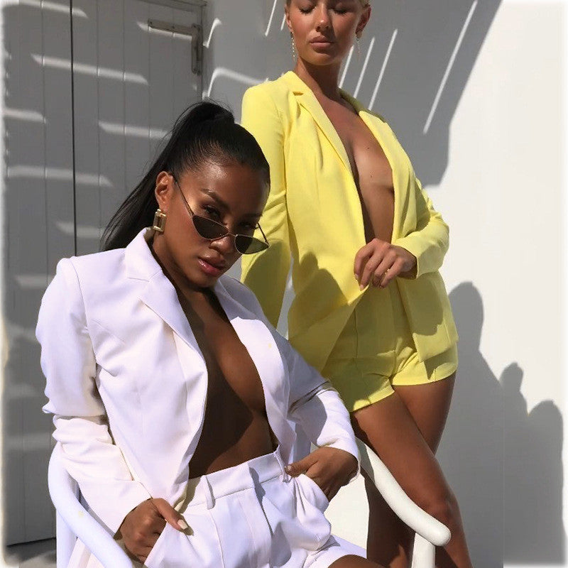 Completo blazer shorts Franca