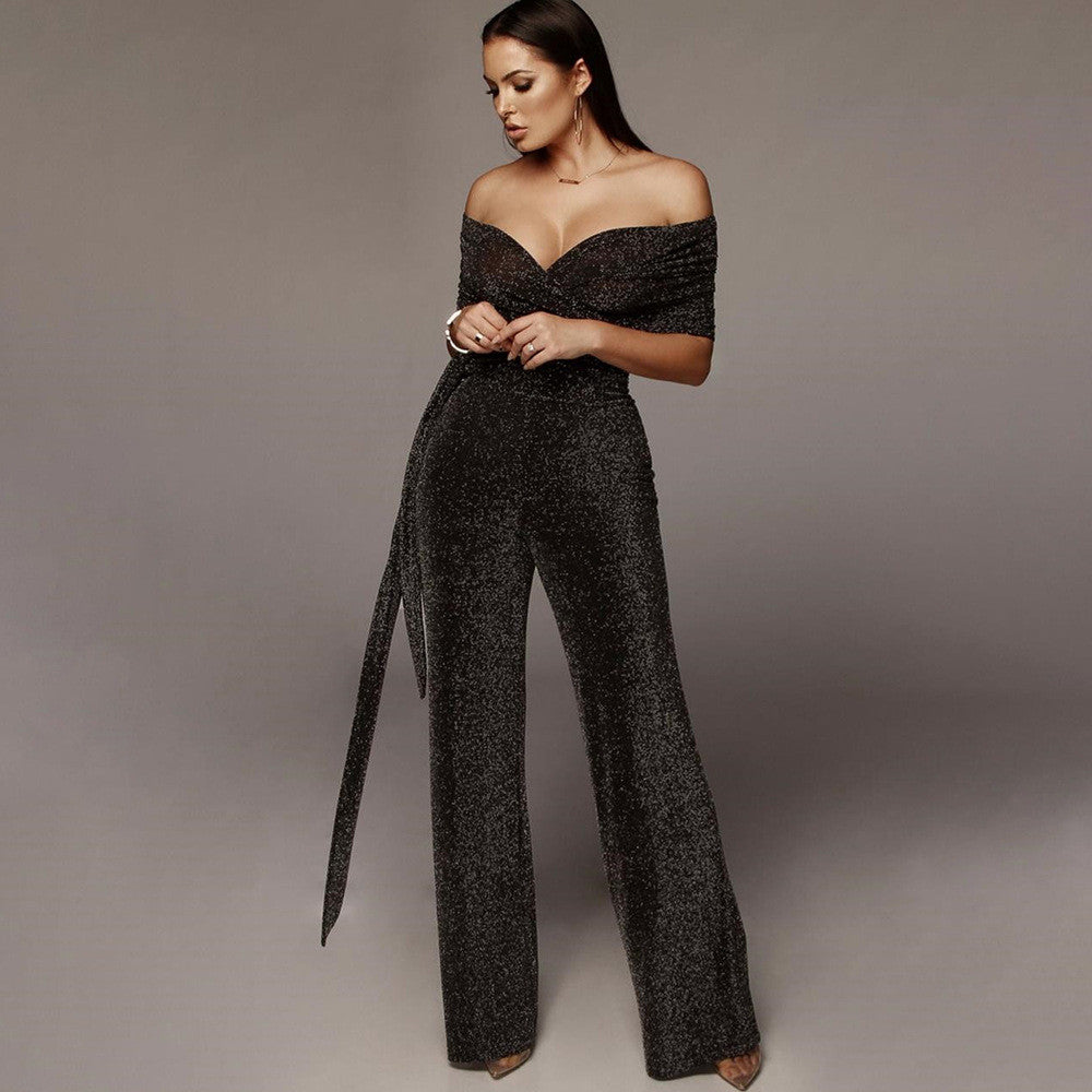 Completo lurex scollo cuore