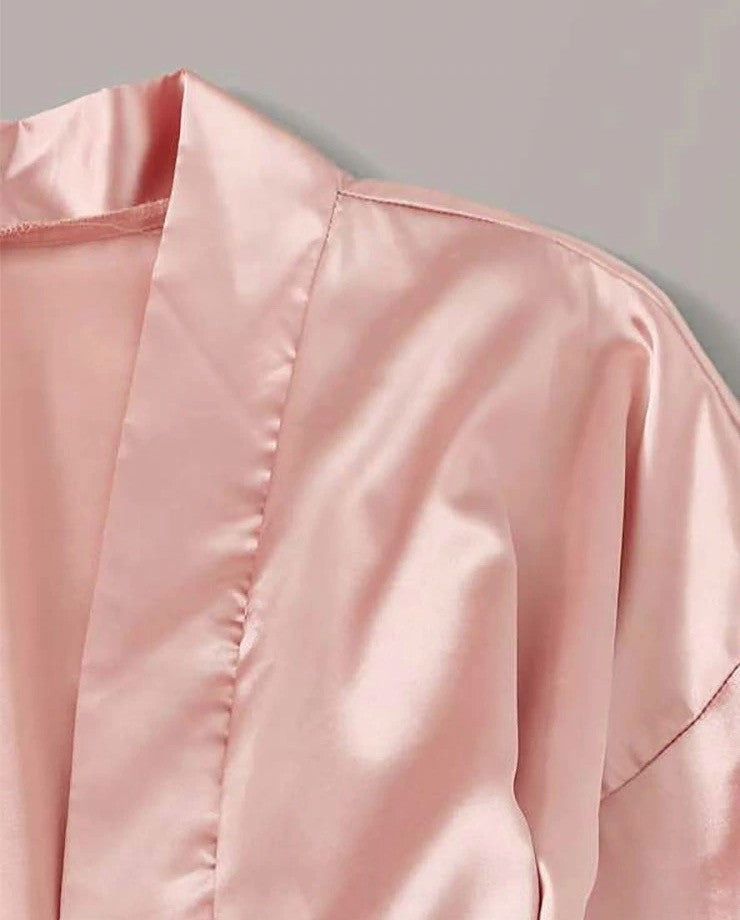 Completino 4 pezzi raso-pizzo Rasiha