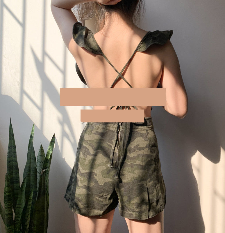 Jumpsuit militare volant