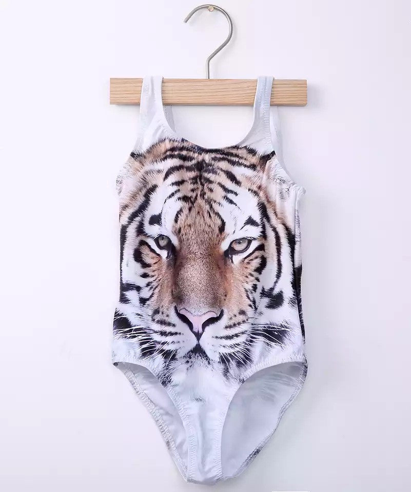 Costume intero bimba tigre