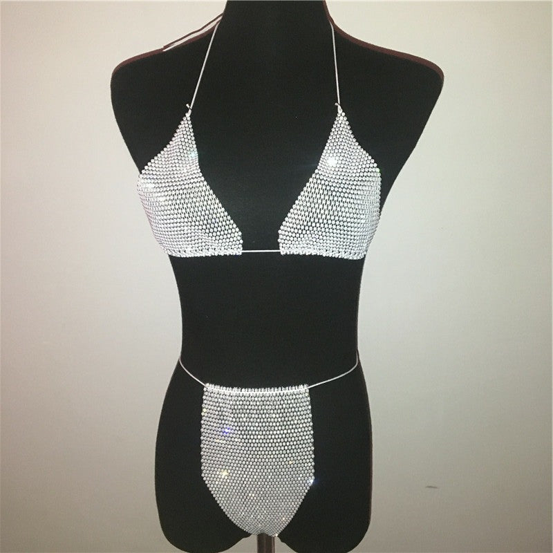 Bikini rete strass