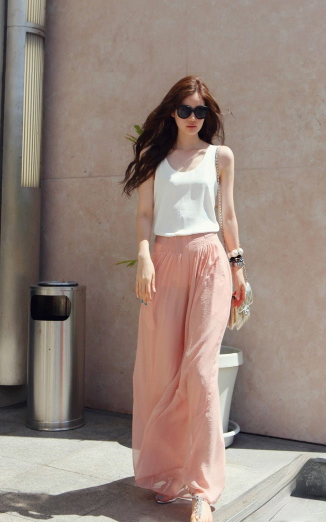 Pantagonna Raffa chiffon vista frontale — Dream Shop