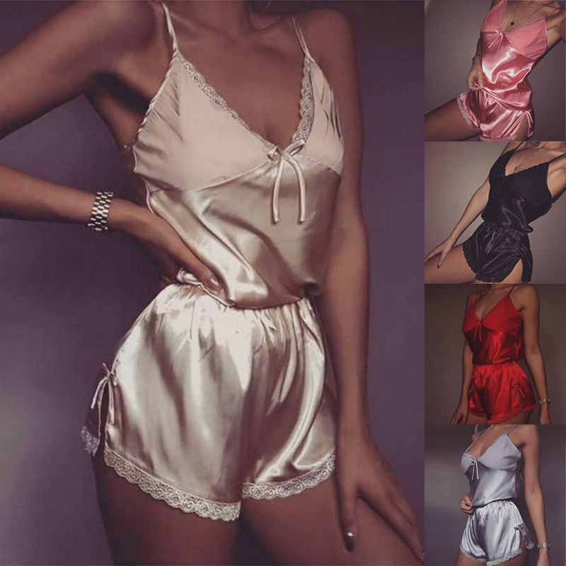 Completino raso-pizzo Ophaba