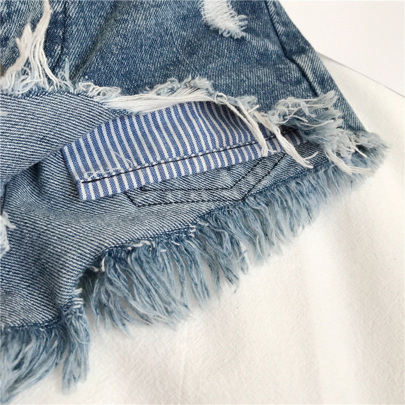 Shorts denim bambina