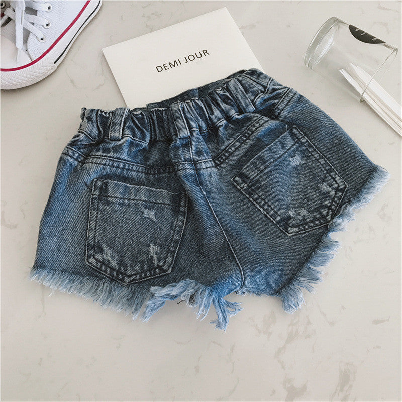 Shorts denim bambina