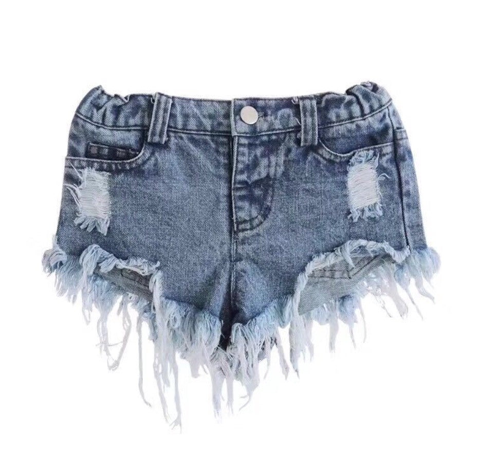 Shorts denim bambina