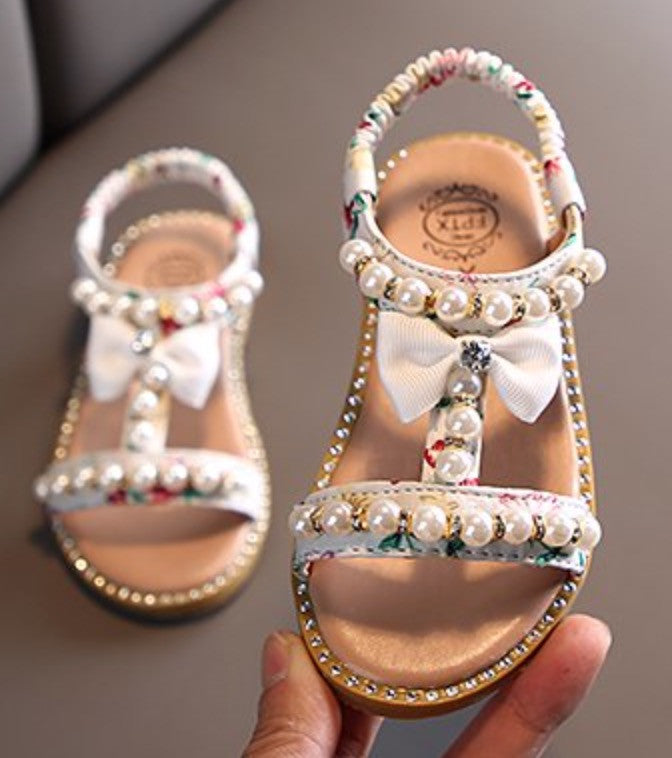 Sandaletti bimba perle Tina