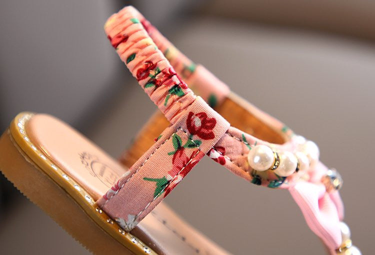 Sandaletti bimba perle Tina
