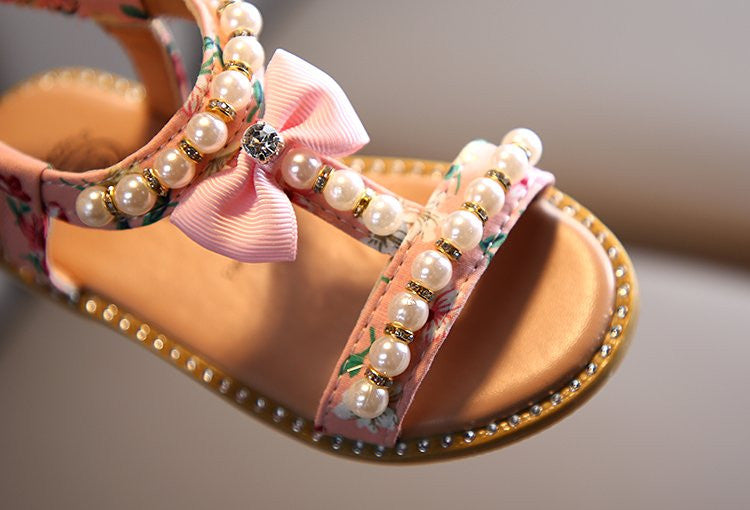 Sandaletti bimba perle Tina