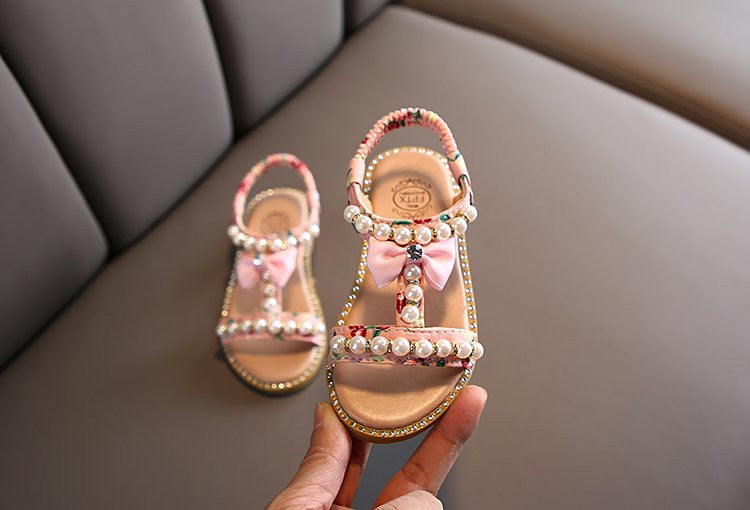Sandaletti bimba perle Tina